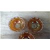 Image 2 : (3) CARNIVAL GLASS BOWLS