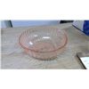 Image 1 : PINK DEPRESSION GLASS BOWL