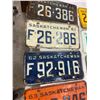 Image 2 : 7 - 1960's Sask. License Plates