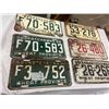Image 1 : 5 - 1950's Sask. License Plates
