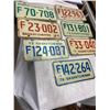 Image 1 : 7 -1970's Sask. License Plates