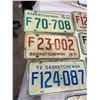 Image 2 : 7 -1970's Sask. License Plates