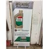 Image 1 : Castrol Oil Display Sign Edge In Retractable Aluminium Case