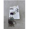 Image 1 : Lot Of Hoop Earrings + Dangling Earrings