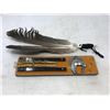 Image 1 : Eagle Feather + Horse Décor Key Hanger