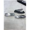 Image 2 : (2) Pocket Knives + 1 Multi Tool