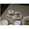 Image 2 : ROYAL ALBERT 'AMERICAN BEAUTY' TEACUP, SAUCER, CREAM, SUGAR & 'AUTUMN' COLLECTORS PLATE