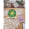Image 1 : Lot Crocheted Doilies