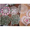 Image 2 : Lot Crocheted Doilies