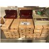 Image 1 : LOT OF WOOD FOUNTAIN PENS WITH WOOD CASES