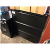 Image 1 : BLACK 3 DRAWER LATERAL FILE CABINET