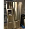 Image 1 : KITCHENAID STAINLESS STEEL DOUBLE DOOR FRIDGE/FREEZER COMBO WITH DIGITAL CONTROLS, WATER AND ICE