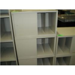 3 TIERED SLIDER CABINETS