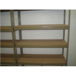 5 TIERED BROWN SHELF