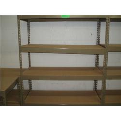 5 TIERED BROWN SHELF
