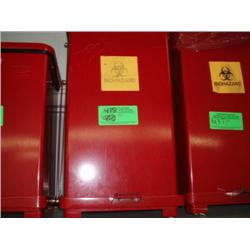 BIO HAZARD GARBAGE CAN