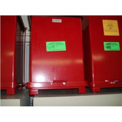 BIO HAZARD GARBAGE CAN