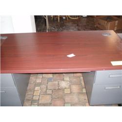 DESK WITH FORMICA TOP