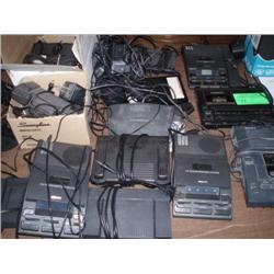 DICTA PHONES & PEDALS UNITS (6)