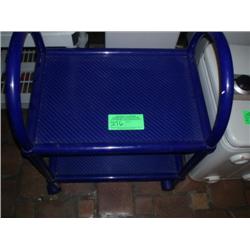 LITTLE BLUE PLASTIC CART