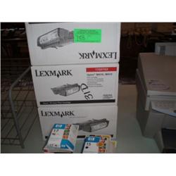 LOT OF TONERS & INK CARTRIDGES