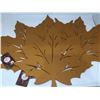 Image 1 : Set of 4 Leaf Felt Placemats