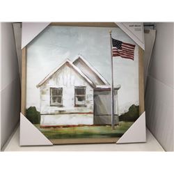 Flag House (61cm x 61cm)