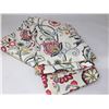 Image 1 : Floral Fabric Shower Curtain
