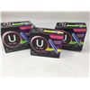 Image 1 : Lot of U by Kotex Tampons- Super & Regular (3 x 16)