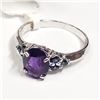Image 3 : Sterling Silver Amethyst(February Birthstone) Ring (~Size 5), Suggested Retail Value $200 (Estimated