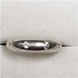 Sterling Silver Cubic Zirconia Ring (~Size 7)