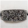 Image 1 : Sterling Silver Marcasite Ring (~Size 7), Suggested Retail Value $160