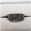 Image 2 : Sterling Silver Marcasite Ring (~Size 7), Suggested Retail Value $160
