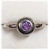 Image 1 : Sterling Silver Amethyst(February Birthstone) Ring (~Size 7.5), Suggested Retail Value $120
