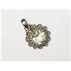 Image 2 : Silver Green Amethyst Pendant. Retail $80