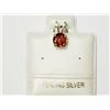 Image 2 : Silver Genuine Garnet (0.65ct) (5mm). Retail $20