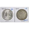 Image 1 : (2) MORGAN SILVER DOLLARS