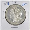 Image 1 : 1878 7F MORGAN SILVER DOLLAR