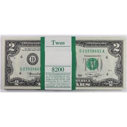 ORIGINAL BUNDLE OF 100 PIECES OF 1976