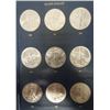 Image 2 : COMPLETE SET AMERICAN SILVER EAGLES