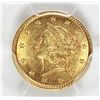 Image 1 : 1854 GOLD DOLLAR