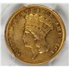 Image 1 : 1854 $3.00 GOLD