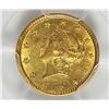 Image 1 : 1852 GOLD DOLLAR