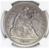 Image 1 : 1842 SEATED DOLLAR