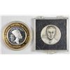 Image 1 : SILVER MEDAL AND CASINO TOKEN