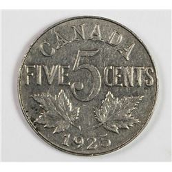 1925 CANADA NICKEL