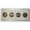 Image 2 : (4) PIECE 1965 CANADA SILVER DOLLAR