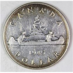 1945 CANADA SILVER DOLLAR