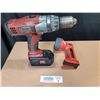 Image 1 : Milwaukee Cordless 18V Drill and Flashlight *Tested and Works*