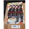 Image 1 : Erickson 4 pack of 1" x 15' 1300lb Ratchet Straps *New Factory Sealed*